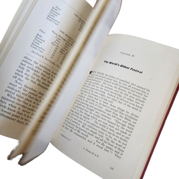 VINTAGE x‎ ROBERT ODOM The Lord's Day on A Round World hardback book circa 1946 - Picture 10 of 12